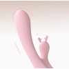 Premium Pink Silicone USB Rabbit Vibrator For Women